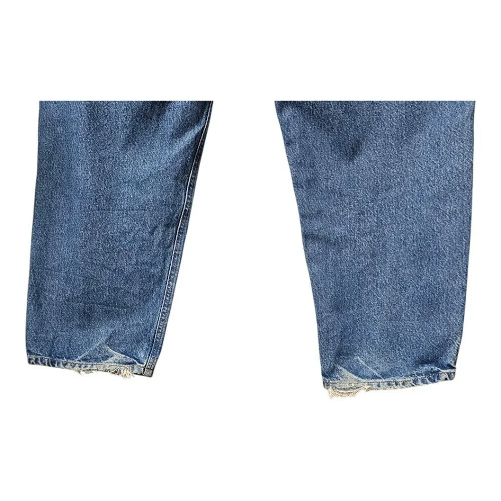 Carhartt Denim Relaxed Fit Straight Leg Cotton Blue Jeans